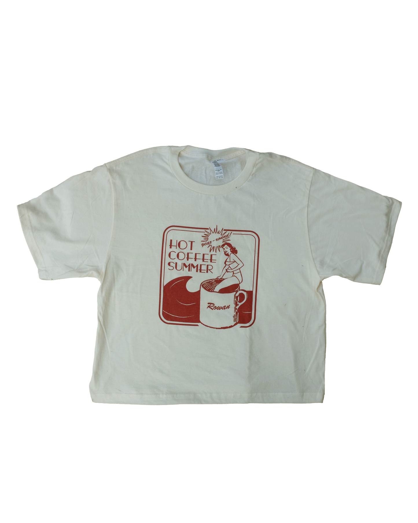 ‘Hot Coffee Summer’ Crop Tee